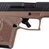 Taurus 1-GX4M931-B GX4  Micro-Compact Frame 9mm Luger 11+1 3.06" Satin Black DLC Stainless Steel Barrel Black Alloy Steel Serrated Slide Brown Stainless Steel Frame Textured Grip
