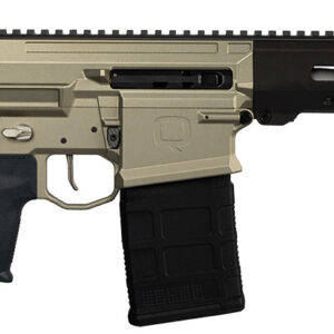 Q LLC BOOMBOX8612INSBR Boombox  8.6 Blackout 20+1 12" Bead Blasted Tapered Threaded Barrel, Black Anodized Picatinny Rail Aluminum Receiver, Adj Folding Stock, Reptilia CQG-NB Grip