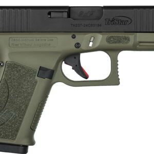 TriStar 85776 Apoc  9mm Luger 15+1 4.02" Black Steel Barrel, Black Cerakote Serrated Steel Slide, Multicam Cerakote Polymer Frame w/Accessory Rail, Textured Grip