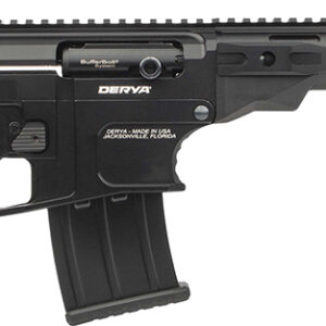 Derya Firearms DY1220US Namlu DY12 12 Gauge Semi-Auto 3" 5+1 20" Black Melotine Threaded Barrel, Black Anodized Aluminum Receiver w/Picatinny Rail, Black Adjustable Polymer Stock & Pistol Grip