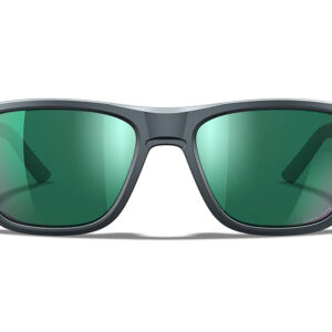 Wiley X AC6OVN17 Ovation  Green Mirror Lens Dark Gray Frame
