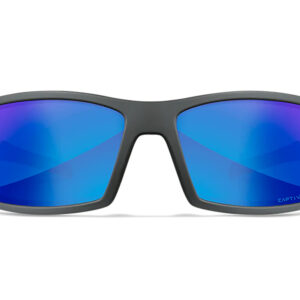 Wiley X SSTWI09 Twisted  M/L Blue Mirror Lens Polycarbonate Matte Gray Frame