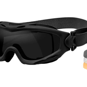 Wiley X SP293B Spear Goggles Smoke Gray/Clear/Light Rust Lens Matte Black Frame