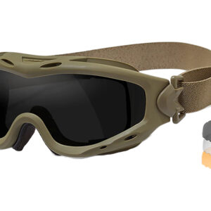 Wiley X SP293T Spear Goggles Smoke Gray/Clear/Light Rust Lens Tan Frame