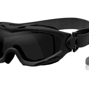 Wiley X SP29B Spear Goggles Smoke Gray Lens Matte Black Frame