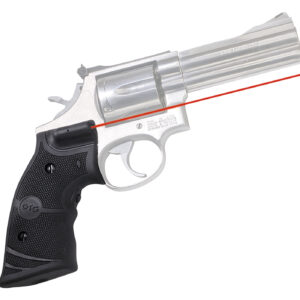 Crimson Trace 011290 Lasergrips  Fits S&W K & L Frames Round Butt, Red Laser 633nM Wavelength 5mW Output, Black Polymer