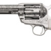 Taylors & Company 200060 1873 Cattle Brand 357 Mag Caliber with 5.50"  Barrel, 6rd Capacity Cylinder, Overall Nickel-Plated Engraved Finish Steel & Ivory Synthetic Grip