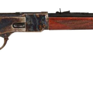 Taylors & Company 550220COM 1873 Comanchero 357 Mag Caliber with 10+1 Capacity, 20" Blued Barrel, Color Case Hardened Metal Finish & Checkered Walnut Stock Right Hand (Full Size)