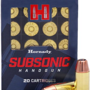 Hornady Subsonic .40 S&W 180 Grain XTP – Premium Ammo for Precision and Performance (20 Rounds per Box)**

** 090255913699