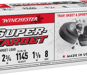 ** Winchester Target 12GA 2.75" Shotshells - 1-1/8 oz #8 Shot, 1145 FPS - 200 Round Case

** 020892024571 – $0.70 CPR – $70.00