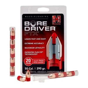 BORE DRIVER FTX 50 CALIBER (.499'') 290GR 20/PACK