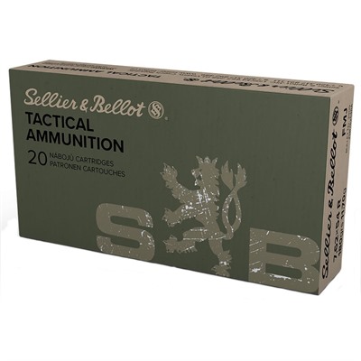 Sellier-Bellot 7.62x54R 180gr FMJ Brass – 20rd