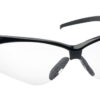 Walker's GWPSGLCLR Sport Glasses Crosshair Adult Clear Lens Polycarbonate Black Frame