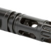 Griffin Armament XHP762FCM Gate-LOK Flash Comp Black Nitride 17-4 Stainless Steel with 5/8"-24 tpi Threads, 2.77" OAL & .863" Diameter for 30 Cal 30SD, M4SD Silencers & QD Blast Shield