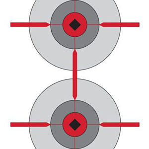 Birchwood Casey 37031 EZE-Scorer  Bullseye Paper Target 23" x 35" 100 Per Pkg