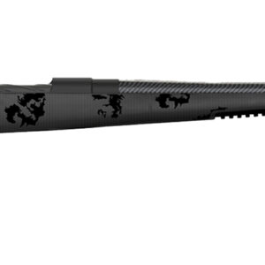 Fierce Firearms FCTRG28NOS26BBO CT Rage  28 Nosler Caliber with 3+1 Capacity, 26" Caron Fiber Barrel, Black Cerakote Metal Finish & Blackout Camo Fixed Fierce Tech C3 Stock, Right Hand (Full Size)