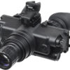 AGM Global Vision 12W7P122154211 Wolf-7 PRO NW1 Night Vision Goggles Black 1x 27mm, Generation 2+ Level 1, 45-54 lp/mm Resolution, White Filter