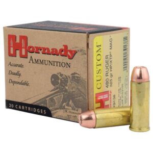 Hornady Custom Handgun Ammunition .480 Ruger 325 gr XTP-Mag 1350 fps 20/ct