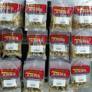 Lightning Ammo Reman. Cleaned & Polished Brass .40  S&W 100/ct Bag