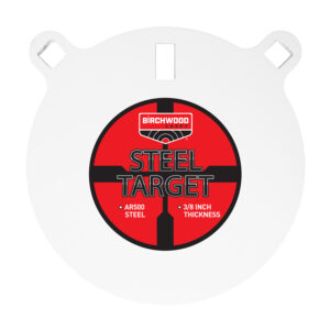 Birchwood Casey BC-RND8-38 Centerfire Target 3/8" AR500 Steel 8" Round Gong