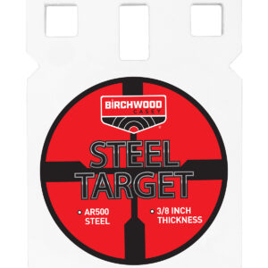 Birchwood Casey BC-SQR4-38 Centerfire Target 3/8" AR500 Steel 4" Square Gong