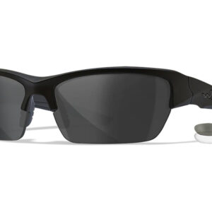 Wiley X CHVAL07 Valor  Medium Smoke Gray/Clear Lens Polycarbonate Matte Black Frame