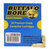 Buffalo Bore Ammunition 25B20 Heavy Strictly Business 357Sig 125gr Full Metal Jacket Flat Nose 20 Per Box/12 Case