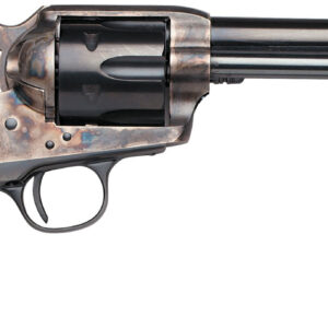 Taylors & Company 550903 1873 Cattleman SAO 357 Mag Caliber with 5.50" Blued Finish Barrel, 6rd Capacity Blued Finish Cylinder, Color Case Hardened Finish Steel Frame & Walnut Grip