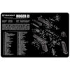 RUGER SR 9 (SR 40) CLEANING MAT - 11” X 17”