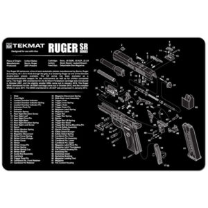 RUGER SR 9 (SR 40) CLEANING MAT - 11” X 17”