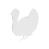 Birchwood Casey AR500 3/8" Steel 1 Hole Animal Silhouette Target - Turkey 1/ct
