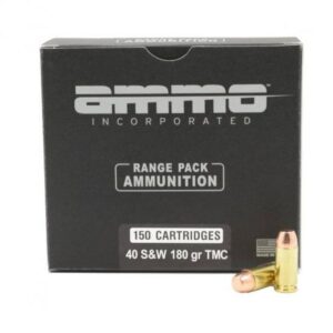 Ammo Inc Signature Range .40 S&W Handgun Ammo - 180 Grain | TMC | 150rd Box