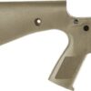 Wraithworks WARP-15 Polymer Complete AR15 Lower Receiver - FDE | Mil-Spec Parts Kit | Integral Buttstock & Textured Pistol Grip | Trap Door Buttplate