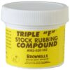 STOCK RUBBING COMPOUND, TRIPLE ''F'', 2OZ