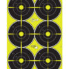 EZ-Aim 15355 Splash Reactive  Bullseye Hanging Paper 12" x 18" Black/Yellow Yellow 8 Pack