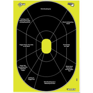 EzAim Splash Handgun Trainer Paper Target 12x18 8 pk.