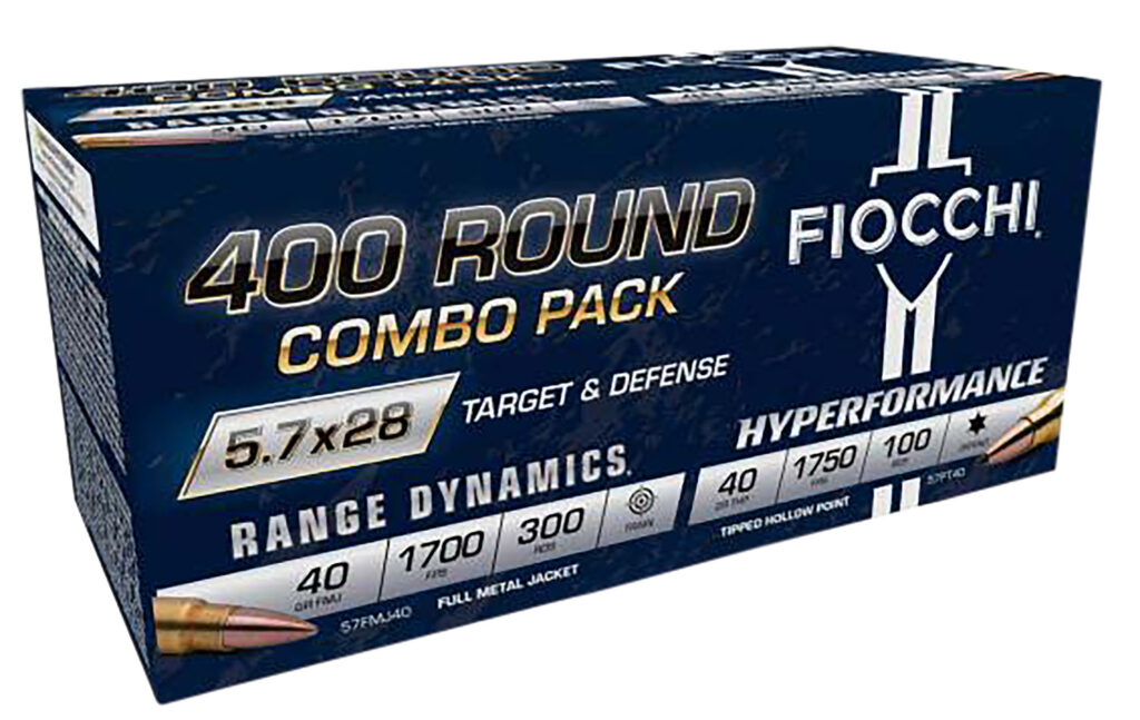 Fiocchi 57COMPT Hyperformance 5.7x28mm 400rds Combo Pack