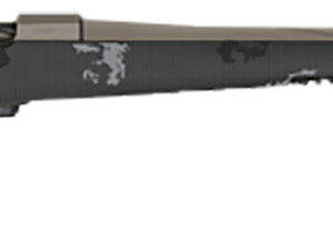 Fierce Firearms FRXP7MMBC20TP Twisted Rival XP 7mm BC 20" Tungsten Cerakote Fluted Threaded Barrel, Drilled & Tapped Stainless Steel Receiver, LR Negative Comb Phantom Camo Carbon Fiber Stock