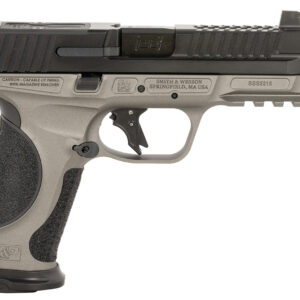 Ed Brown MPFTACT Fueled M&P Tactical 9mm Luger 19+1 4.75" Black Nitride Match Grade Threaded Barrel, Black Nitride Optic Cut/Serrated Stainless Steel Slide
