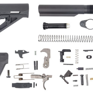 Dpms Panther Arms DP51655109854 MOE PPT Lower Build Kit AR-15 Includes Black Magpul Grip & Magpul MOE Black Stock