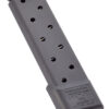 CMC Products MRPM45FS10B Power Mag Railed 10rd 45 ACP Fits 1911 Government Black Stainless Steel