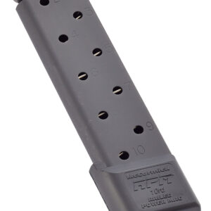 CMC Products MRPM45FS10B Power Mag Railed 10rd 45 ACP Fits 1911 Government Black Stainless Steel