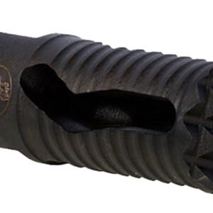 Troy Ind SBRAMED05BT00 Medieval Muzzle Brake Black Steel with 1/2"-28 tpi Threads & 2.25" OAL for 5.56x45mm NATO AR-Platform