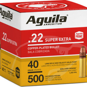 Aguila.22 LR 40gr Copper Plated Bullet - 500 Rounds - FAST SHIPPING-NO CREDIT CARD FEES