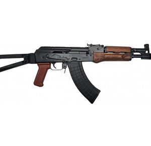 Pioneer Arms Forged Series Hellpup AK-47 Pistol, Semi-Auto, 7.62x39, Polish Laminated Wood Furniture - Forged Front Trunnion - Complete with With SB Tactical AKTF Triangle Side Folding Pistol Brace and 2 - 30 Rd Mags