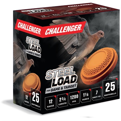 Challenger Ammo 12 Gauge Steel – 250rd