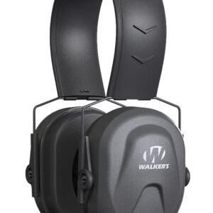 Walker's GWPCRPAS Razor Compact Passive Muff 24 dB Over the Head Black Polymer Fits Youth/Women