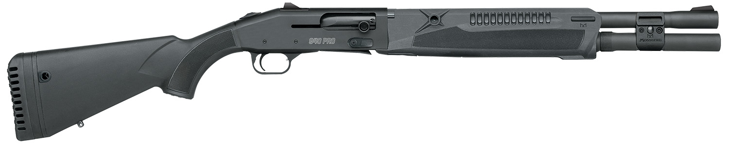 Mossberg 940 Pro Tactical 12GA Semi-Automatic Shotgun – 3″ Chamber, 18.5″ Barrel, Ghost Ring Sight 015813851626