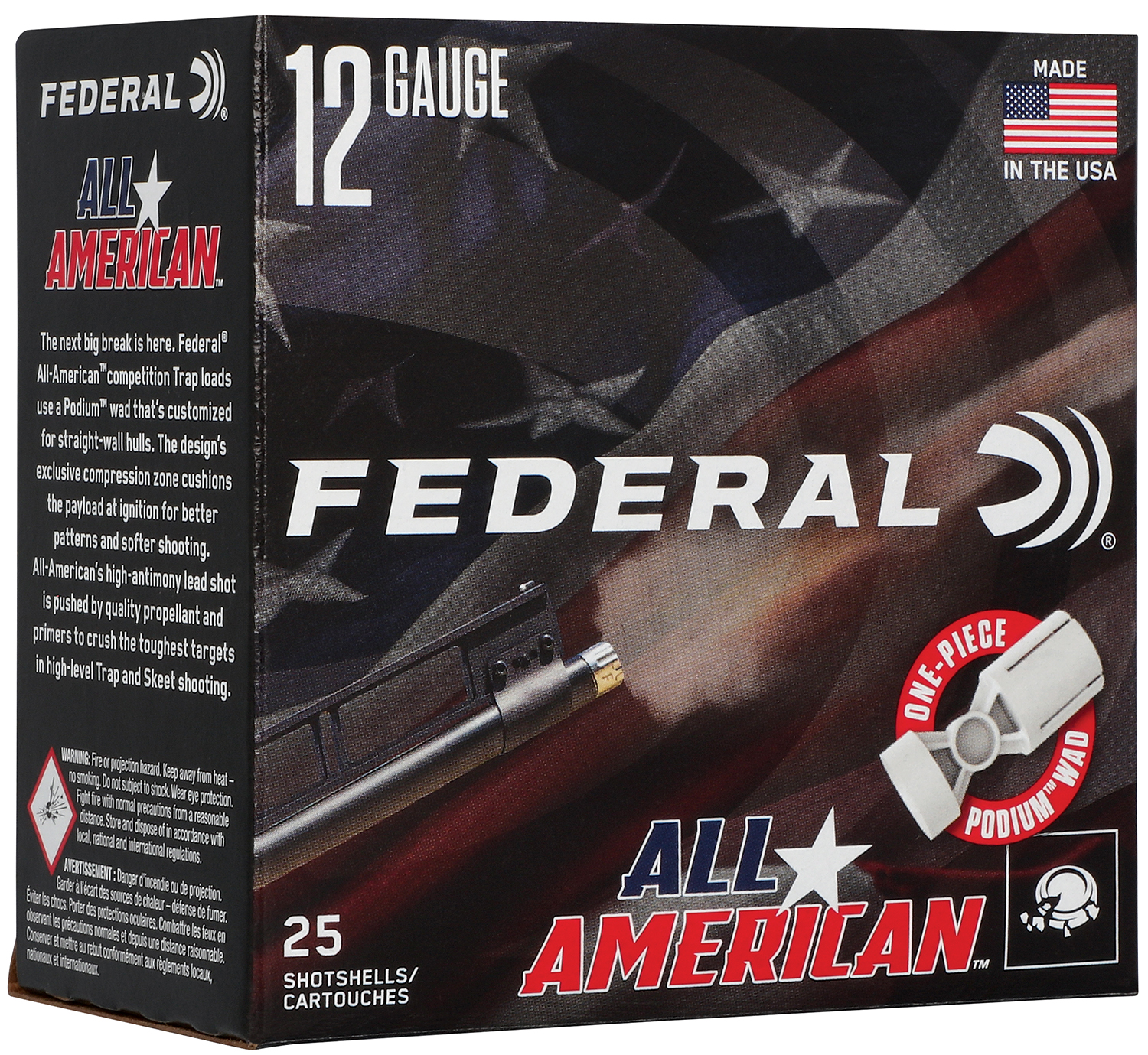 Federal Ammunition 12 Gauge – 25rd