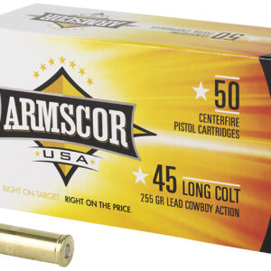 Armscor FAC45LC1N USA  45Colt 255gr Lead 50 Per Box/8 Case